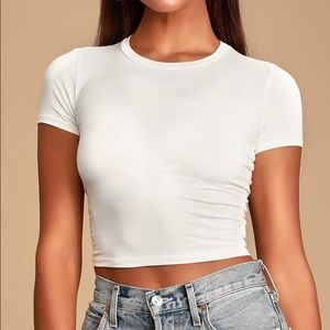 Gaze Ivory Crop Top